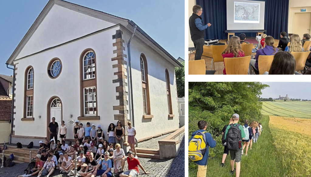 Erinnerung lebendig halten: Singbergschüler auf jüdischen Spuren in Münzenberg
